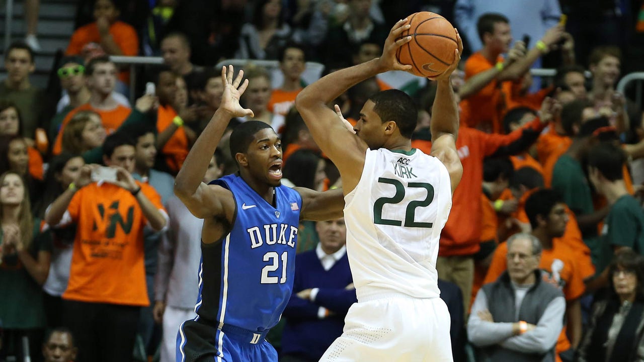 Miami's poor shooting proves costly against No. 18 Duke